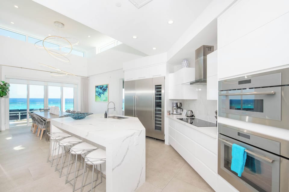Spacious kitchen.