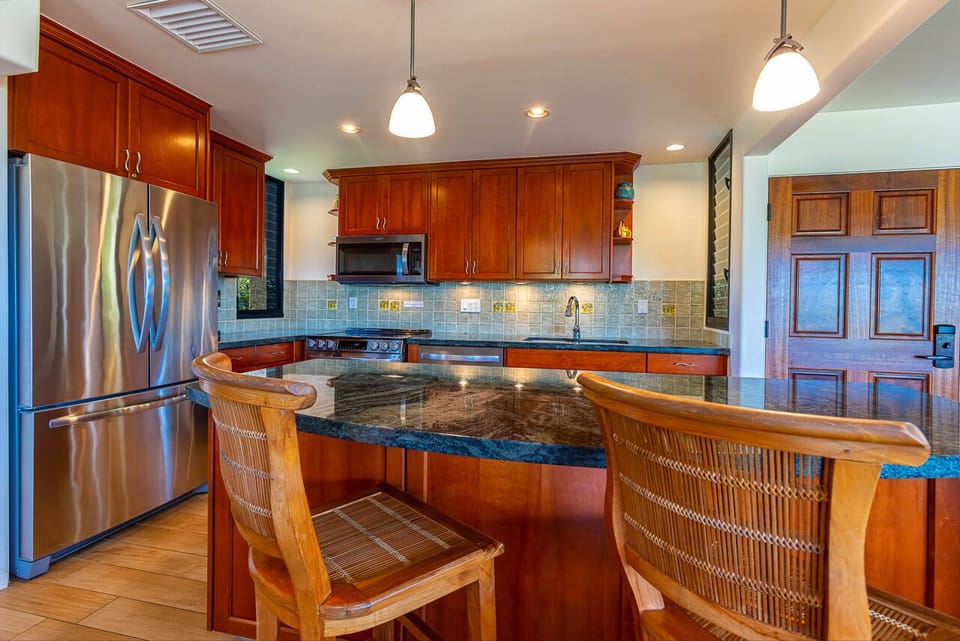 Sit and chat while your favorite person whips up dinner