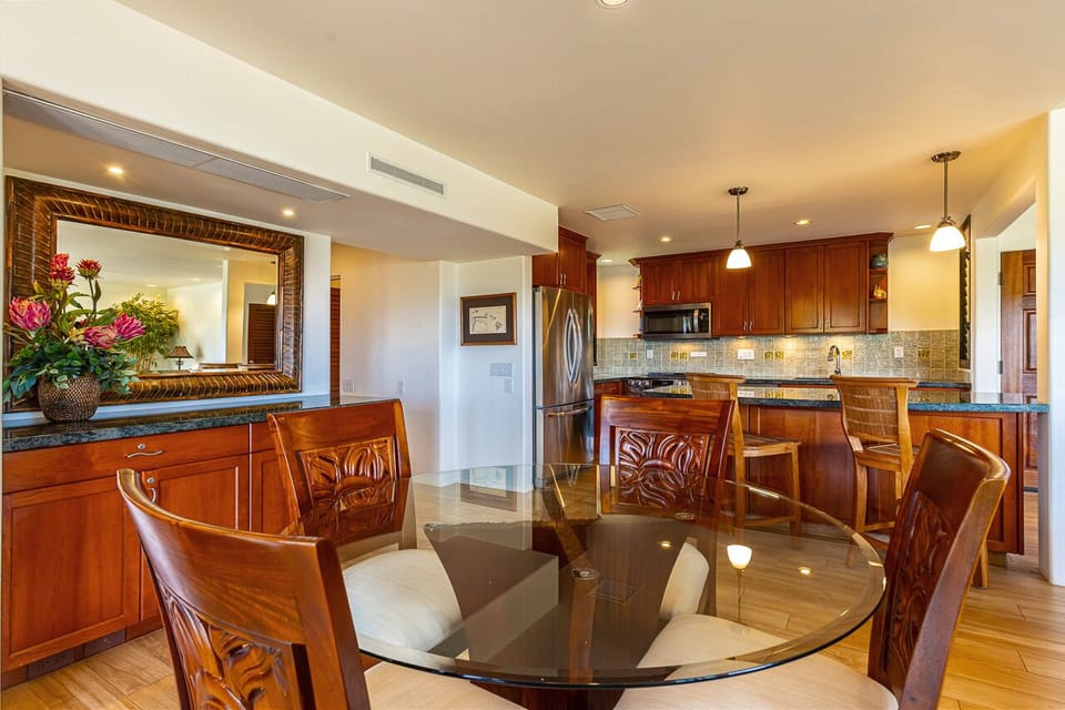 Inside dining table is ideal for a fun game of cards
