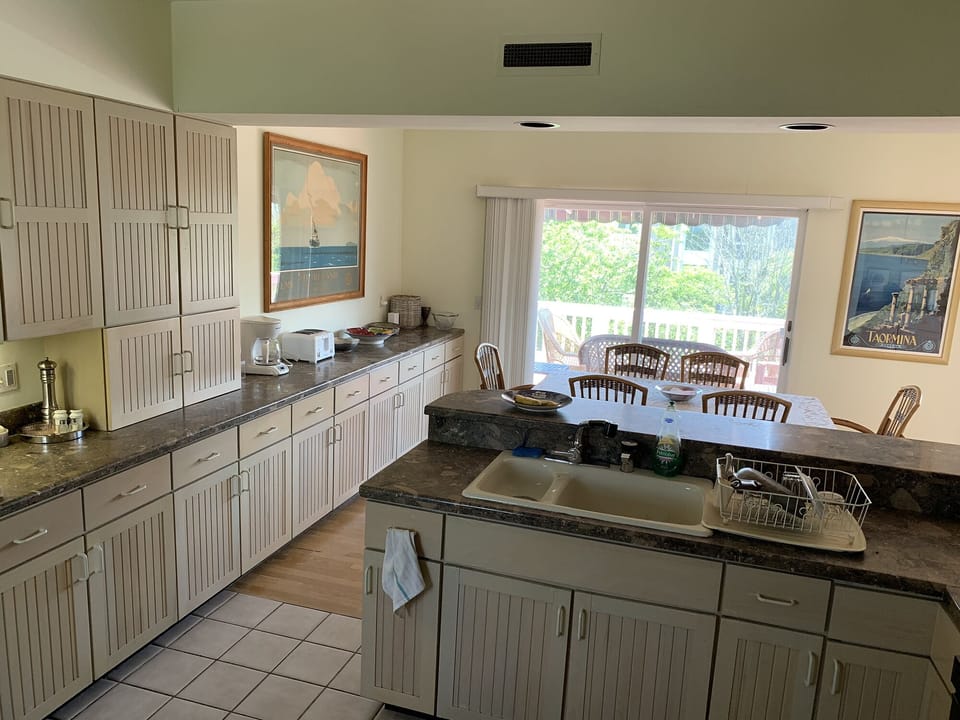 View from kitchen