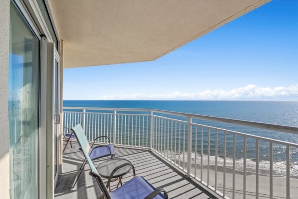 Step out on your ocean front balcony after good nights rest.