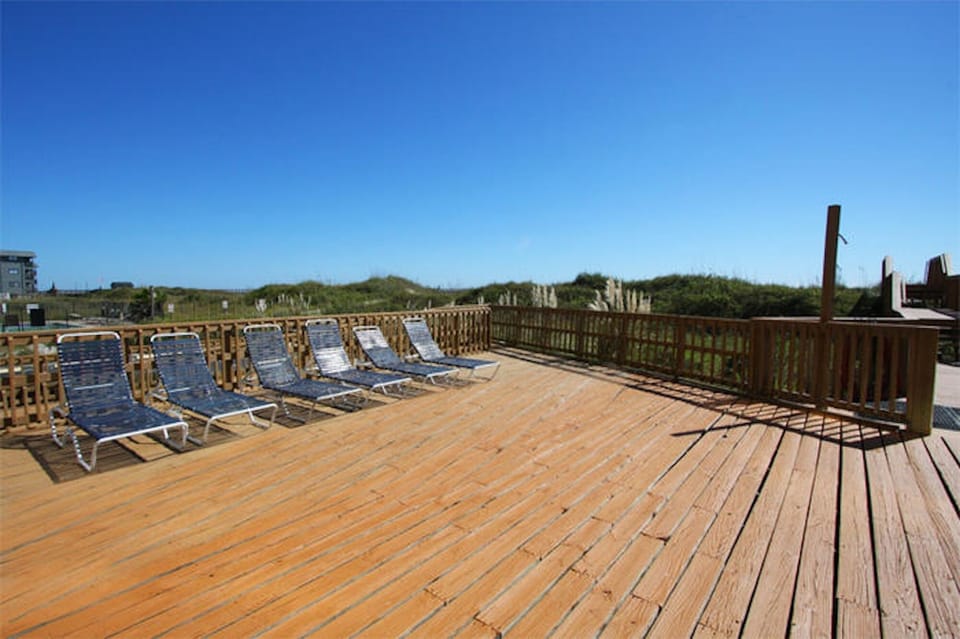 Catch some rays on the oceanfront tanning deck.