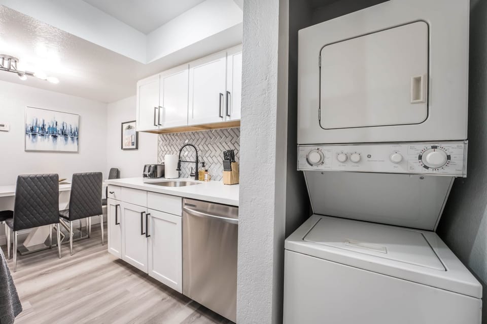 In suite washer and dryer