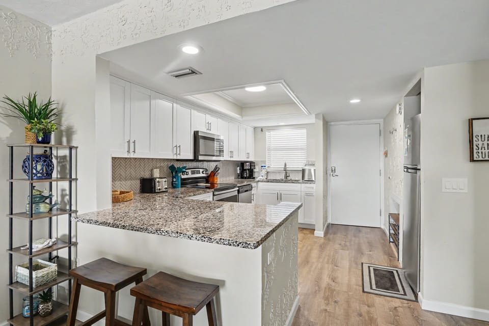 Kitchen with Extra Counter Seating
