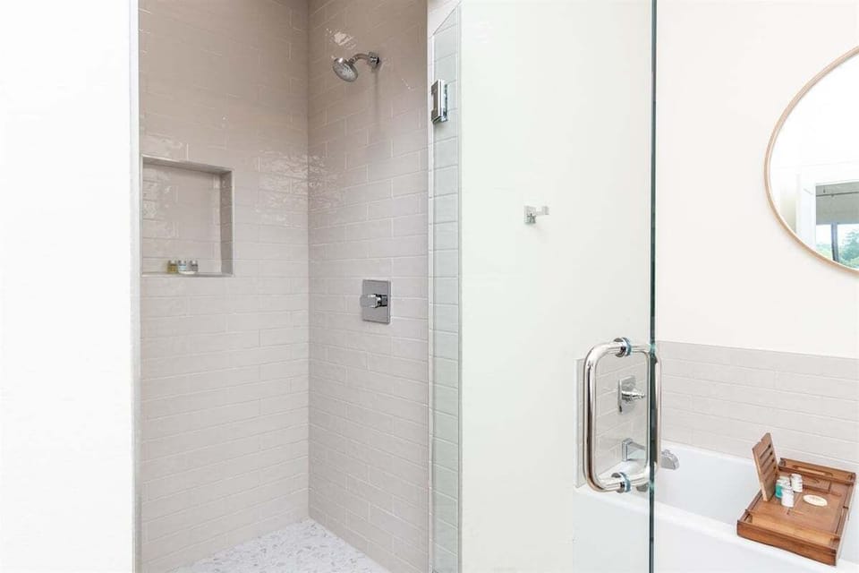 Enjoy the Complimentary Shampoo, Conditioner, and Body Soap