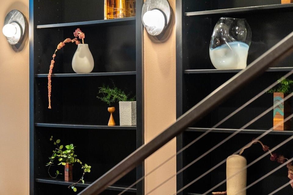 Every corner is filled with beautiful objects, greenery, and cozy ambiance.