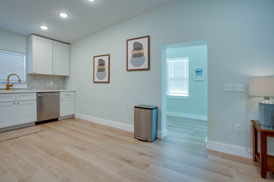 Kitchen- hallway leading to dining room area