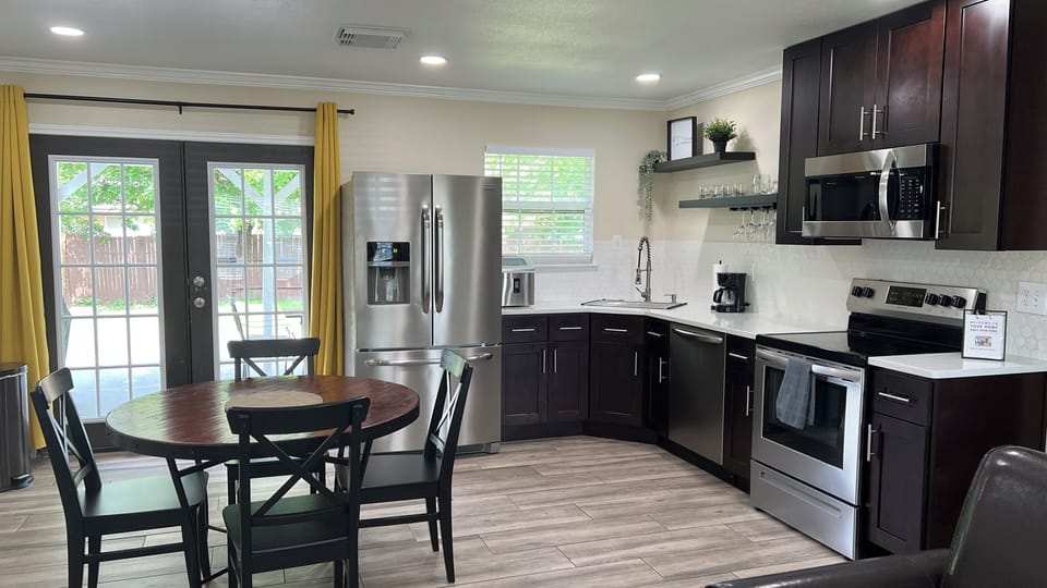 Kitchen and dining area