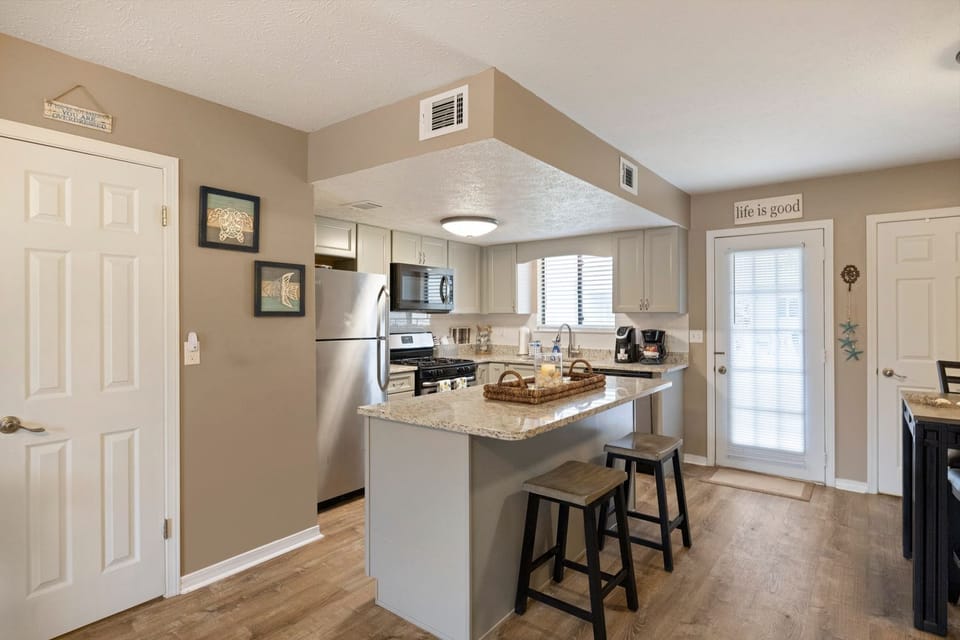 Fully Stocked Kitchen making meal prep a breeze.