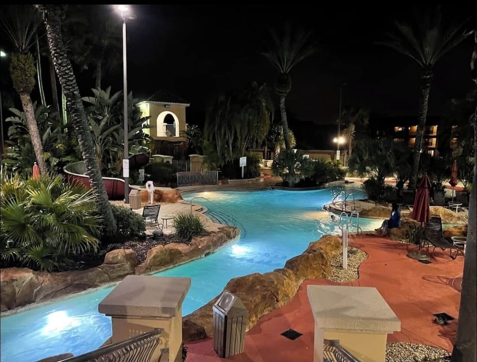 Pool night view 2