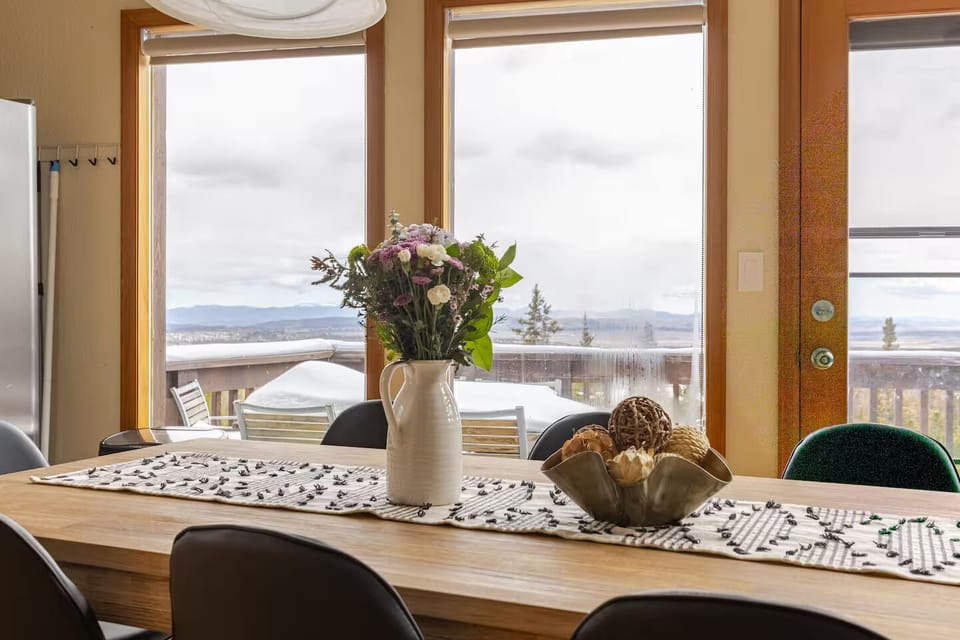 Another angle of the perfect spot to wine and dine.