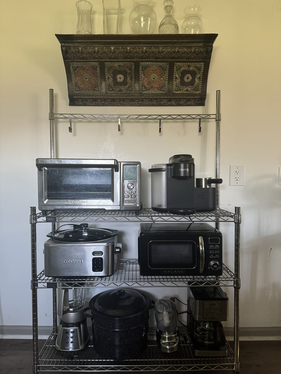 The Farm House kitchen has modern appliances, great for entertaining groups.
