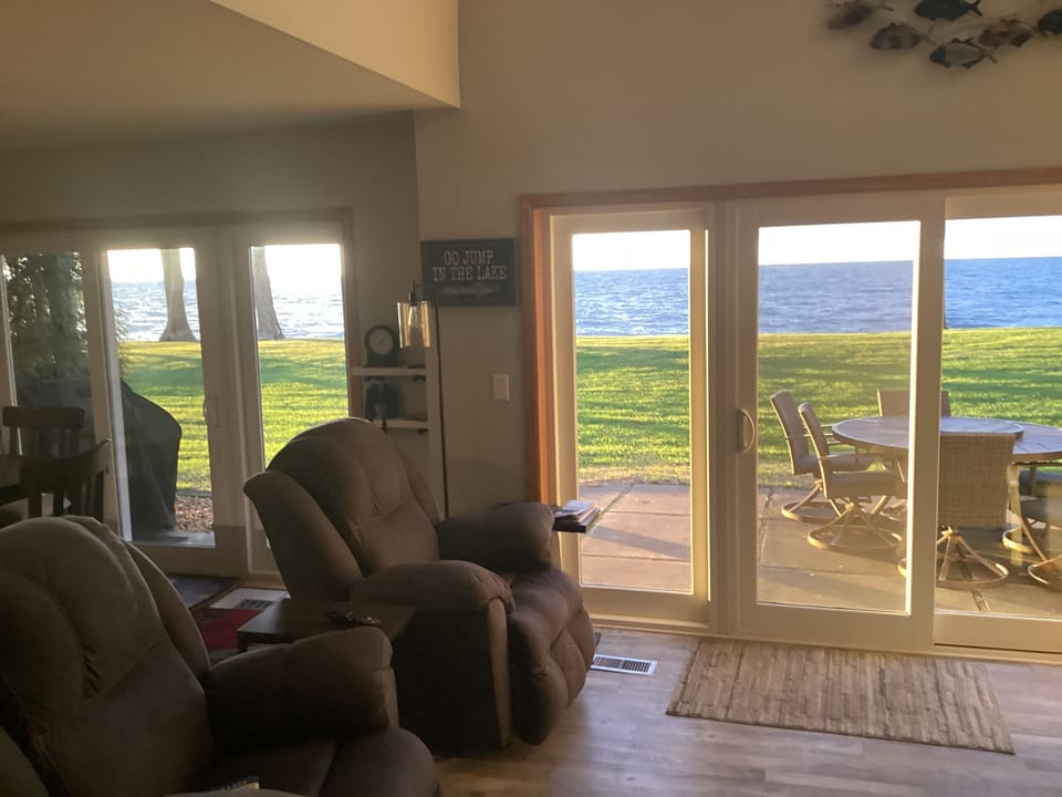 Great view of Mille Lacs Lake!