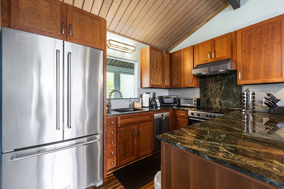 Remodeled kitchen with all the utensils you might need.