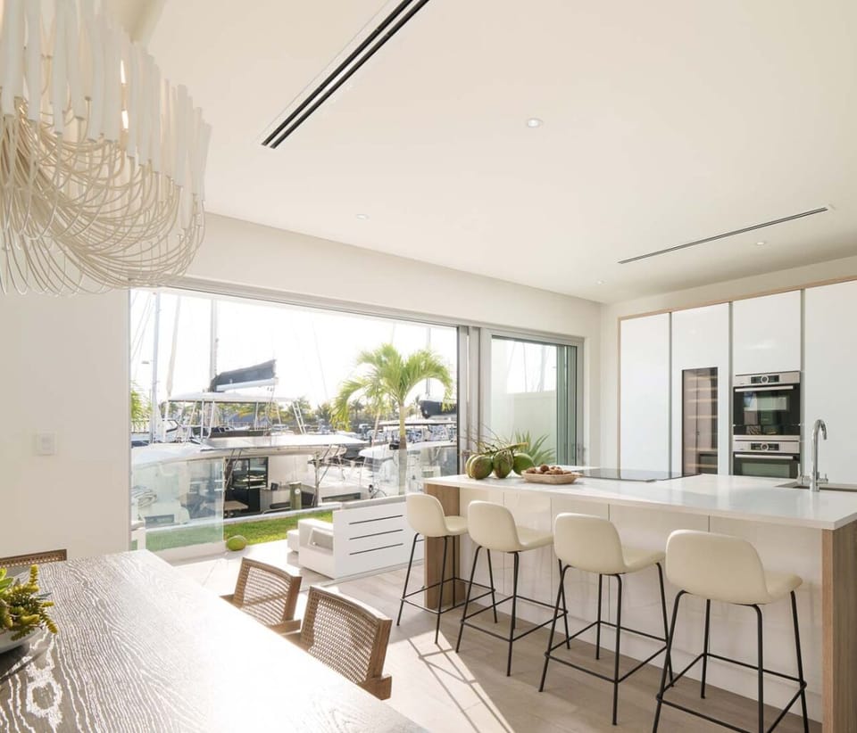 Deluxe Villa, 3 Bedrooms, 2 Bathrooms, Marina View | Private kitchen | Full-size fridge, microwave, coffee/tea maker, electric kettle