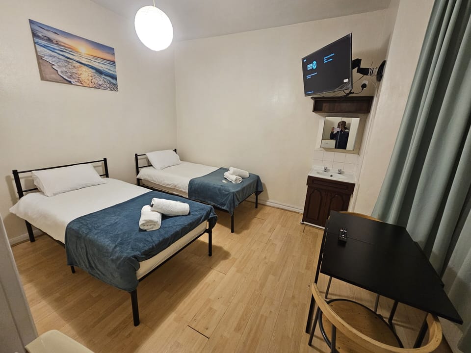 Twin Room | Desk, laptop workspace, iron/ironing board, free WiFi