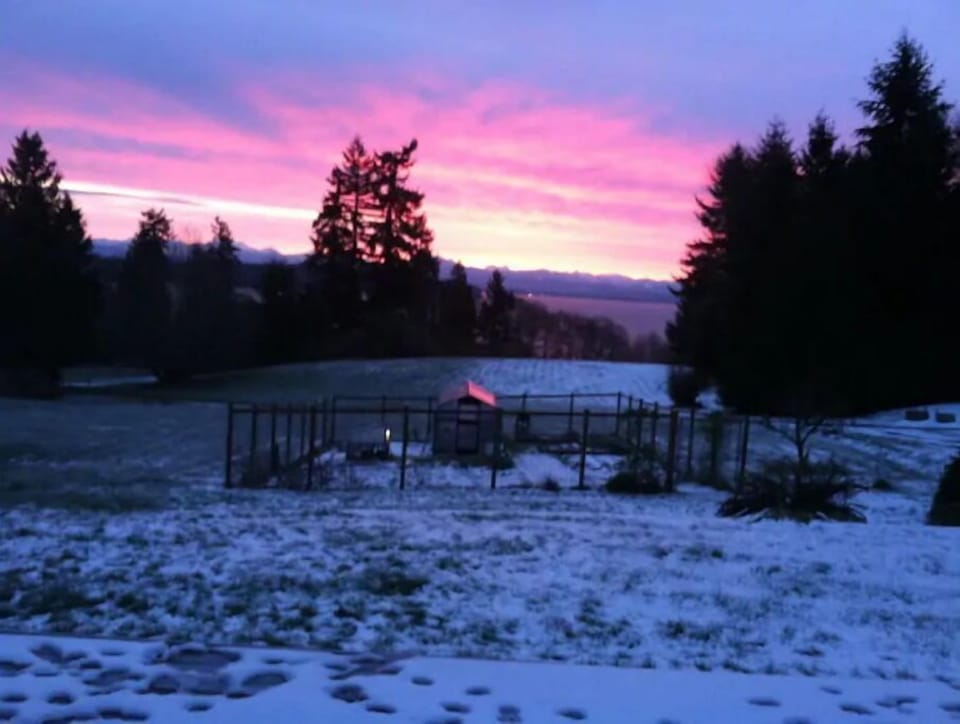Sunrises are out of this world! Moutain water views! 