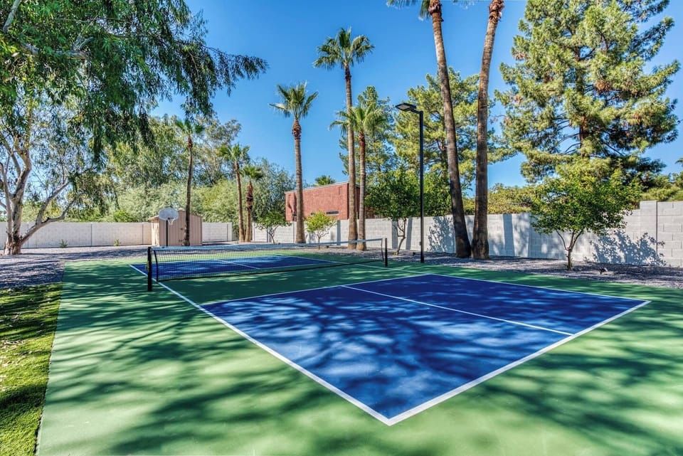 Private Pickle Ball court!