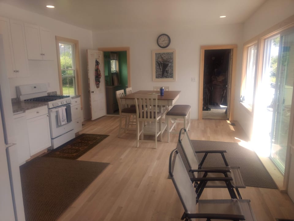 The large kitchen (from the dining room)