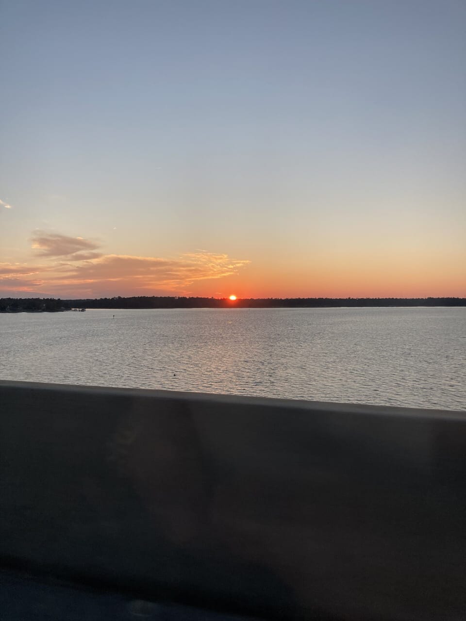 One of the many spectacular sunsets you will see from one of the 3 back decks. 