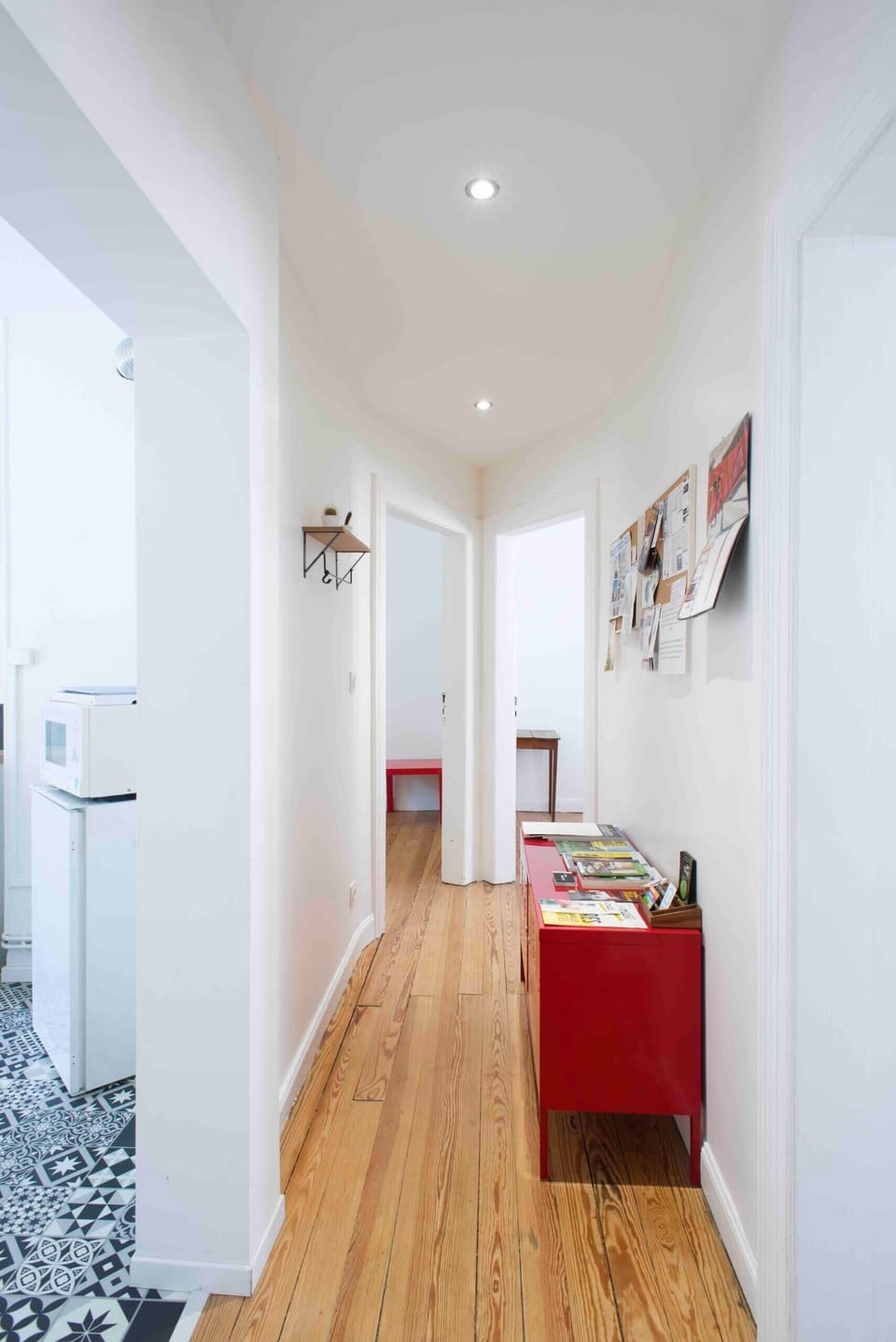 corridor living room