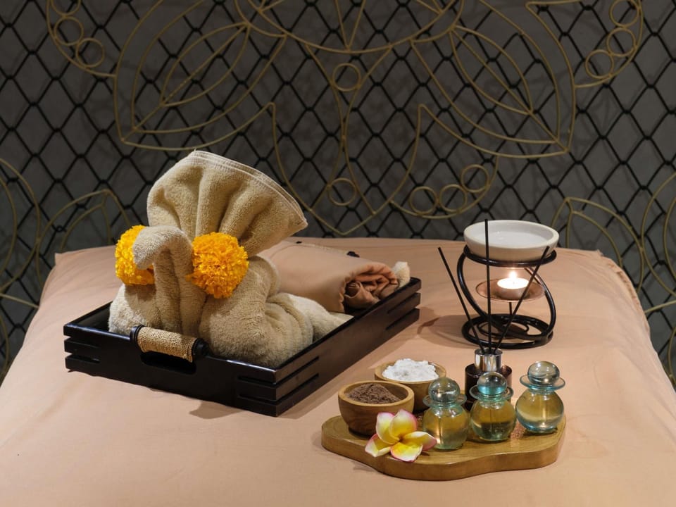 Body treatments, body wraps, body scrubs, manicures and pedicures