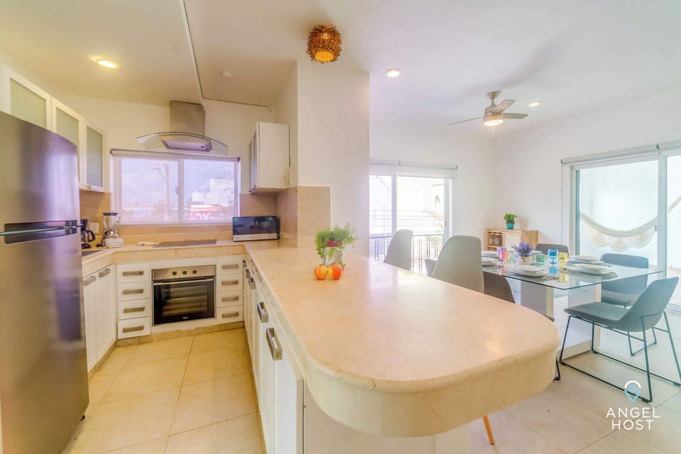 A fully-equipped kitchen - a great money saver