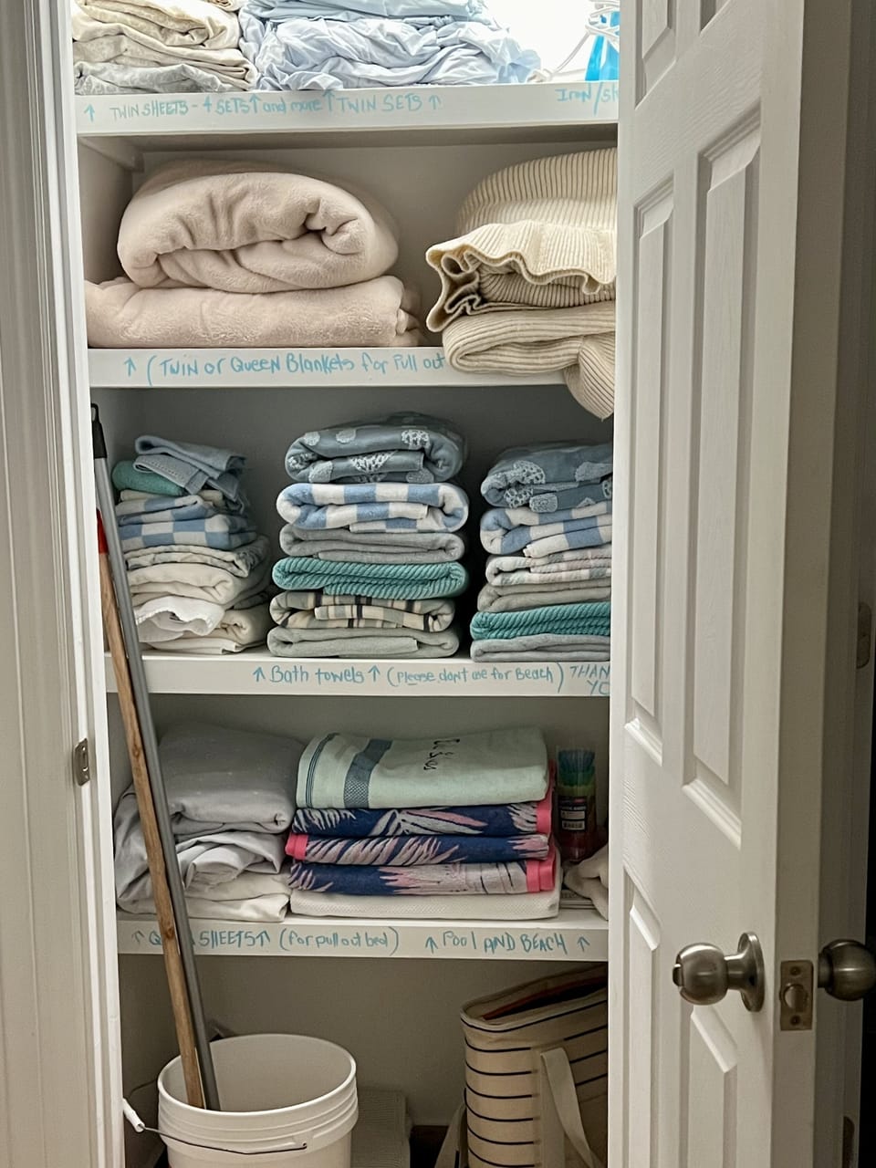 Plenty of linen’s available
