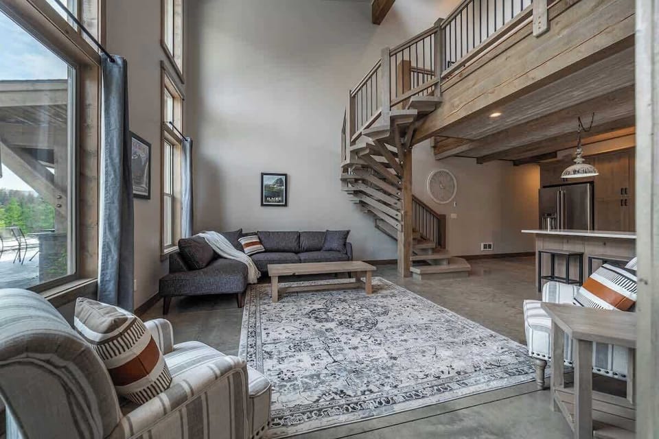 Main floor living space, enjoy the indoors after the outdoors.