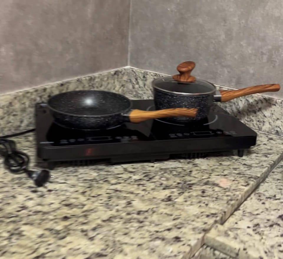 Comfort Apartment | Private kitchen | Mini-fridge, stovetop, espresso maker, electric kettle