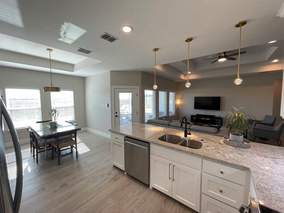 Kitchen and dining room