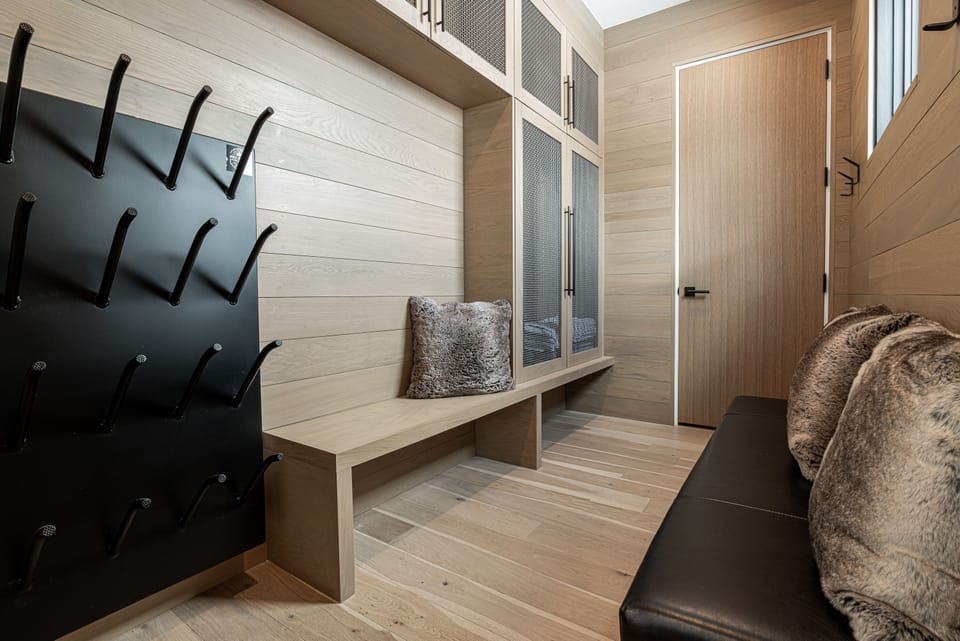 Mud Room with Boot Dryers