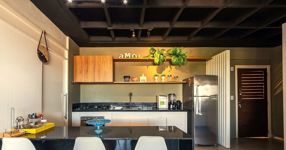 Apartment | Private kitchen | Full-size fridge, microwave, dishwasher, blender