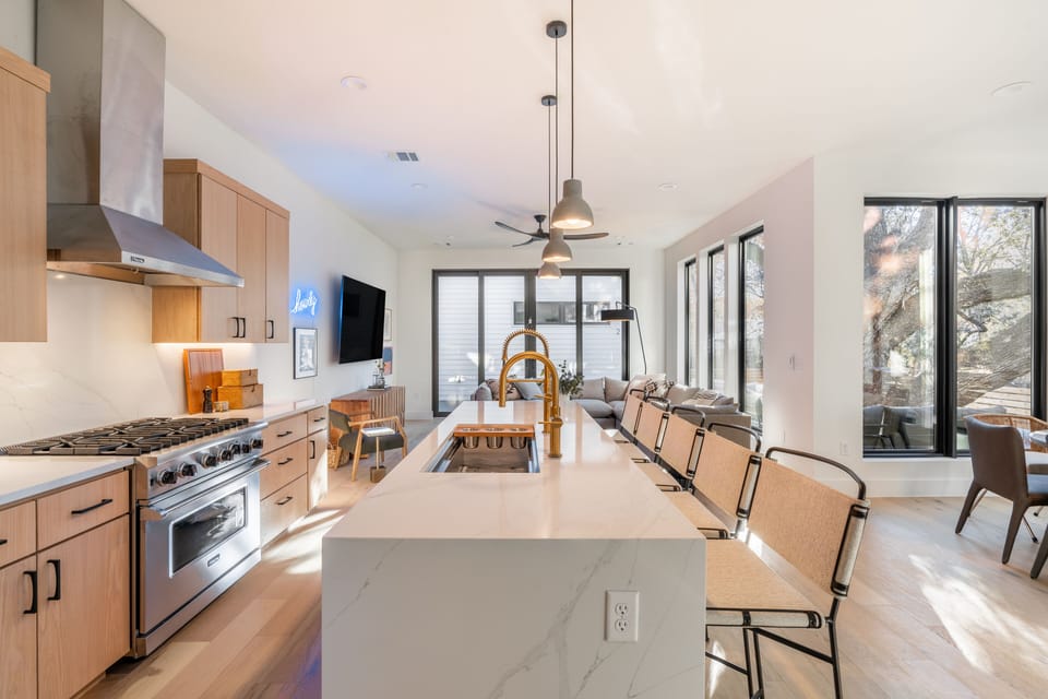 Chef's kitchen.