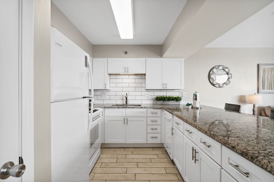 Spacious Kitchen fully stocked with equipment for making meals