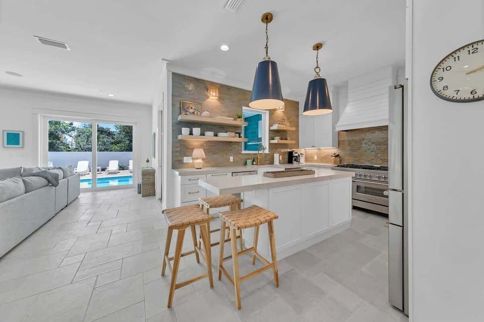 Enjoy the Top of The Line Appliances with 2 Bosch Dishwashers, Bosh Fridge and Zline Gas Range