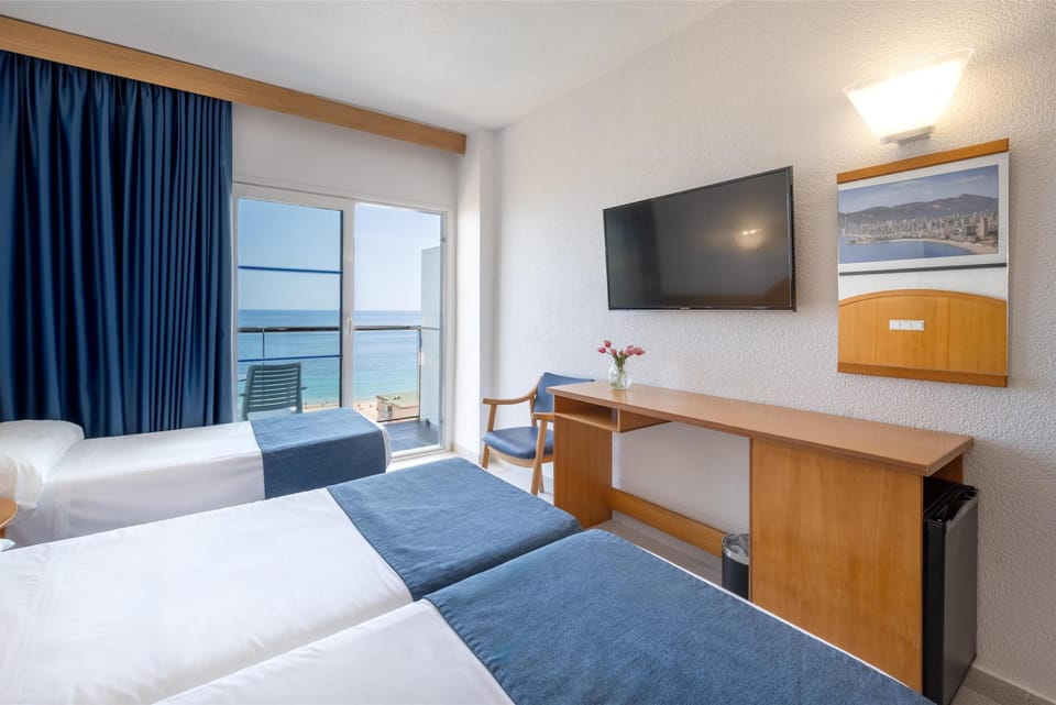 Memory foam beds, minibar, desk, free cribs/infant beds