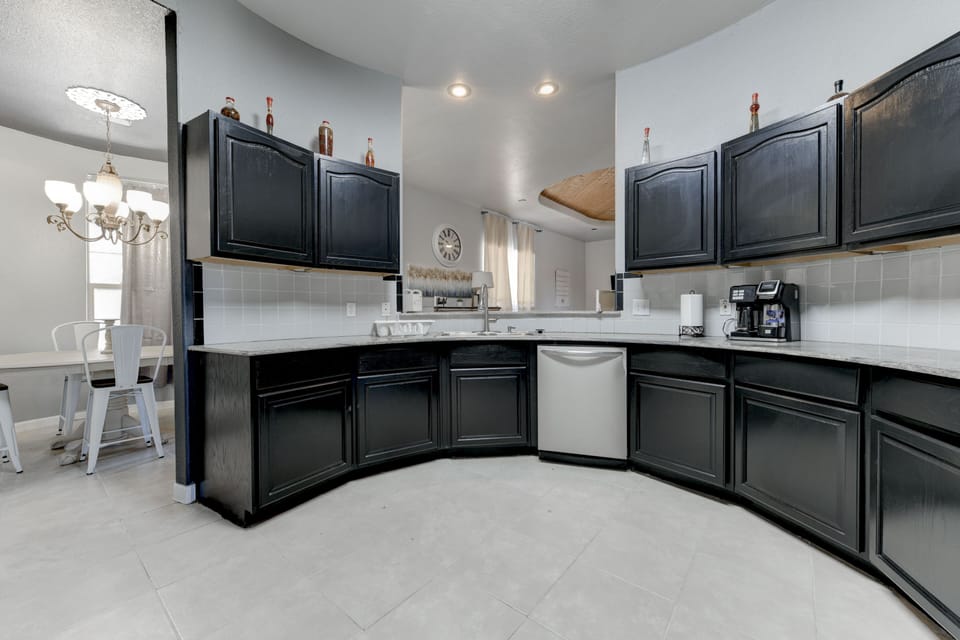 one of a kind custom built circular kitchen