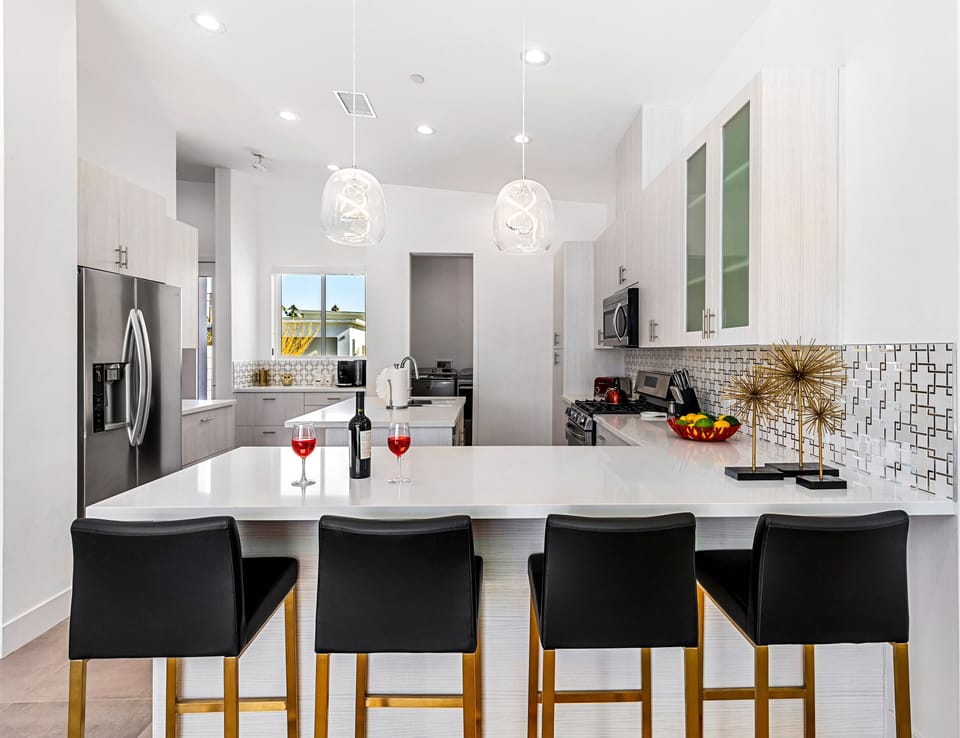 Breakfast bar for four