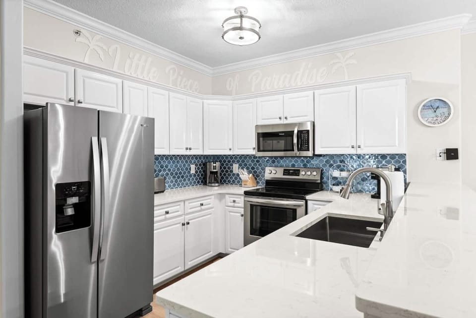 Cook with ease—pots, pans, dishes, and essentials provided
