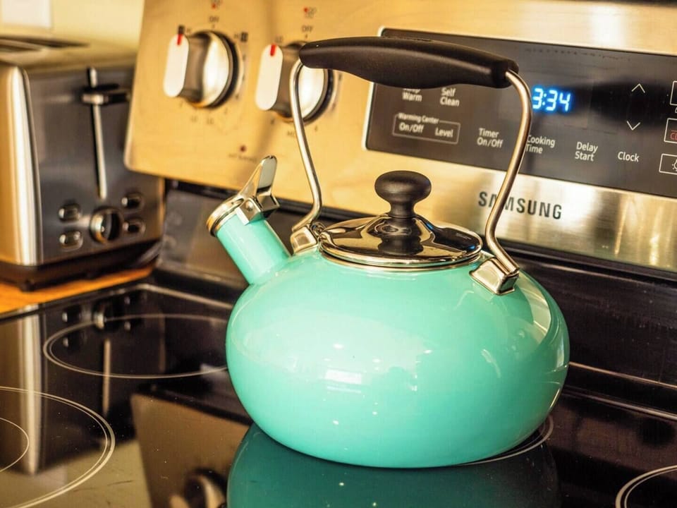 Stylish touches make cooking at home a joy.