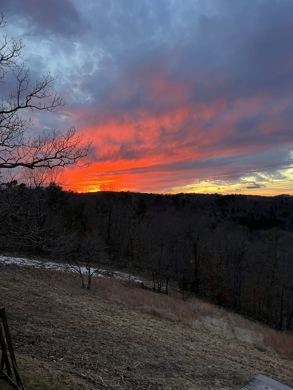 Beautiful sunsets from scenic points around the property.