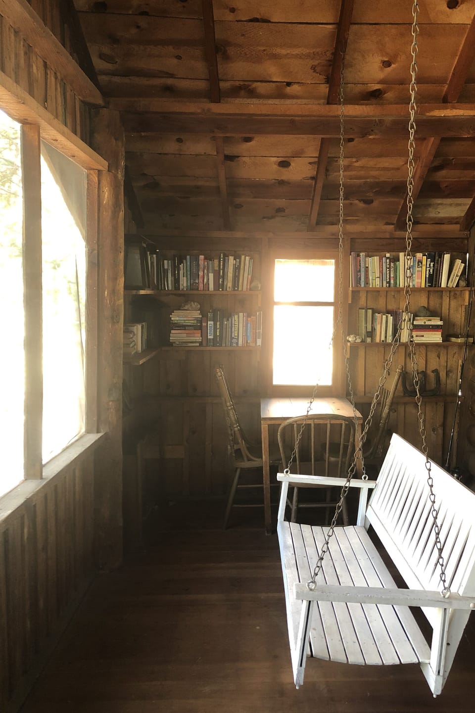 Porch, looks onto Middle St. Vrain