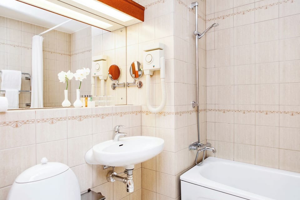 Family Room | Bathroom | Free toiletries, hair dryer, towels