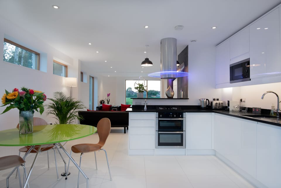 Kitchen dining open plan area