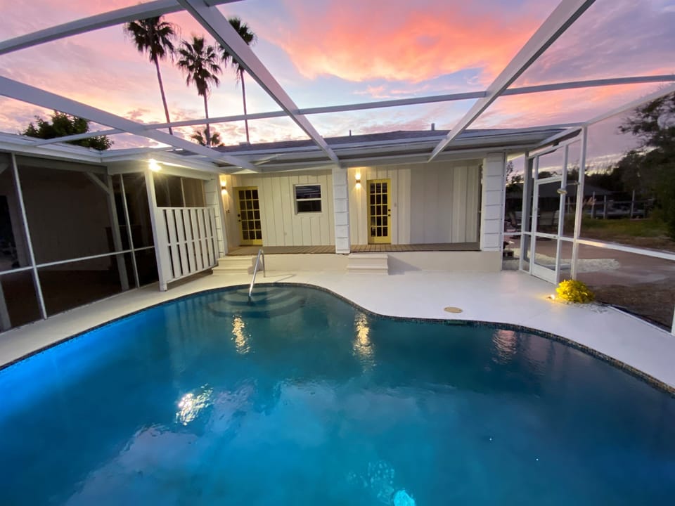 Beautiful pool right outside your front door