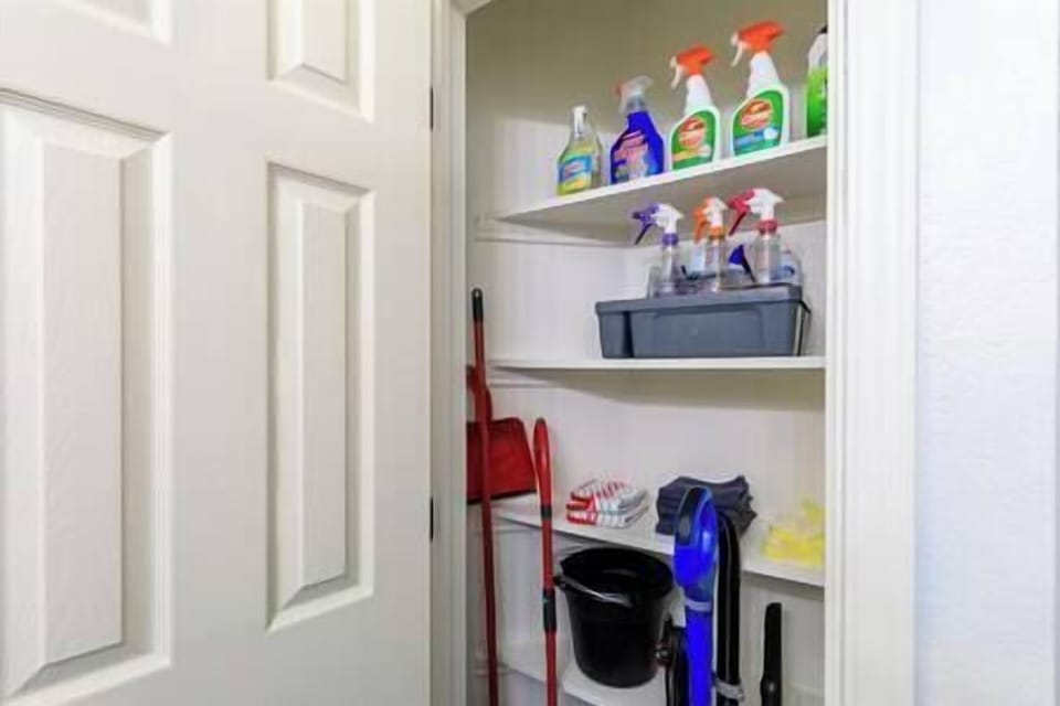 Secondary Bathroom Storage Closet.