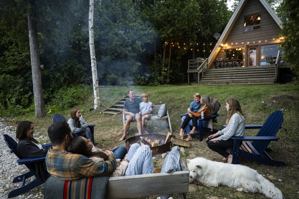 Backyard firepit 
