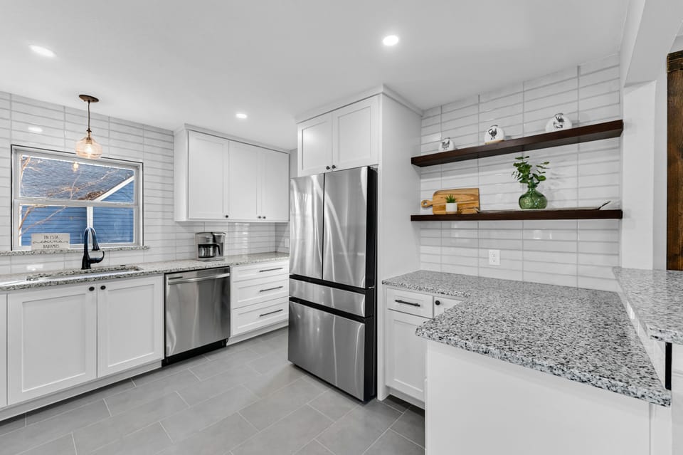 Fully stocked kitchen