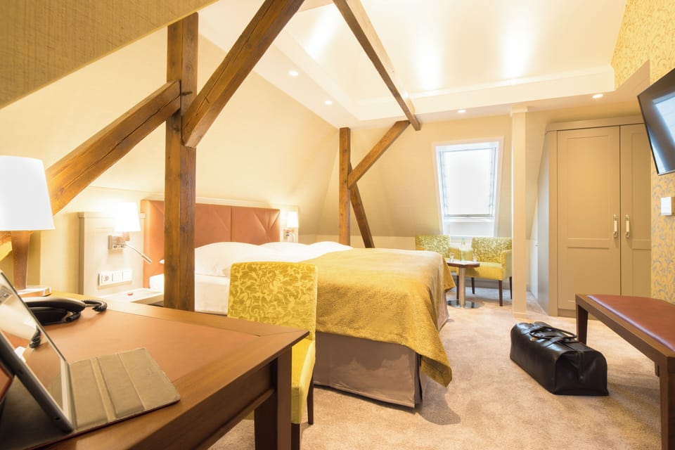 Deluxe Double Room | Bathroom | Shower, free toiletries, hair dryer, towels